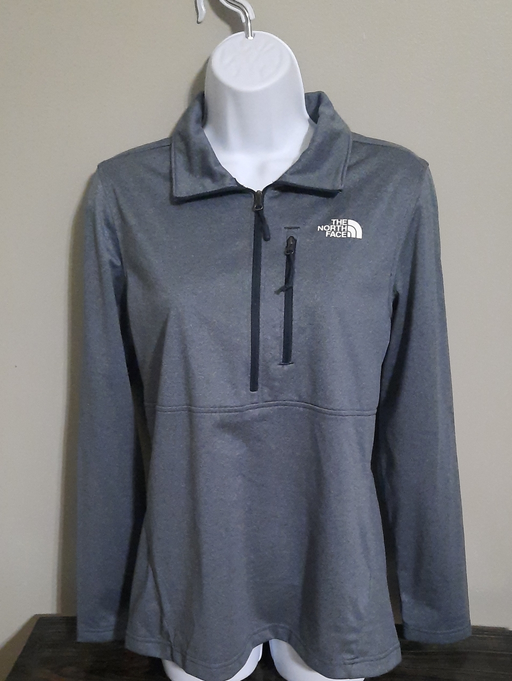 The North Face Gray Quarter-Zip Fleece Pullover